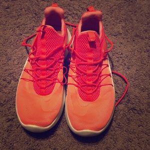 Coral Nike shoes